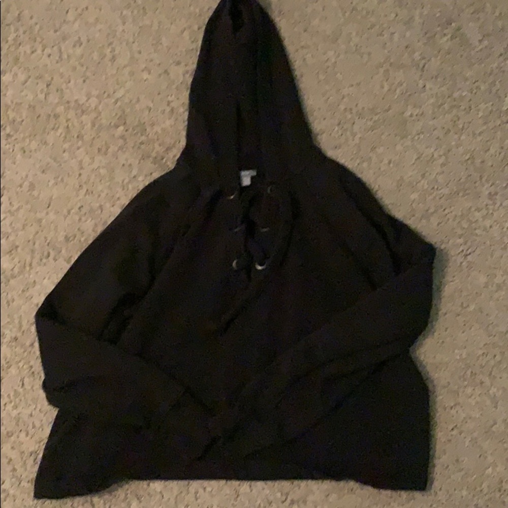 Aerie cropped sweat shirt